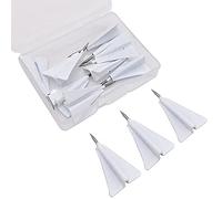 Riiichflowshop 12 Pcs/Pack Decorative Pushpin Multi-purpsoe Pushpin 3D Darts Thumb Tacks Steel Push Pins for Cork Board Wall Felt