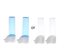 Riiichflowshop 2 s Bird Feeder Plastic Water Food Dispenser for Parrot Parakeet Cockatiel Conure Lovebird h Easy to Use