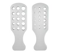 Riiichflowshop 2Pcs Plastic Wire Draw Plate Wire Drawplate Round Holes Draw Plate Metal Draw Plate Jewelry Tool Decorations Accessories Plastic