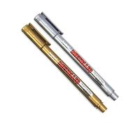 Riiichflowshop Acrylic Paint Pens Create Stunning Art on Multiple Gold & Silver Markers Water Based Extra Fine Tip Plastic