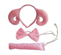 Riiichflowshop Cartoon Animal Costume Cosplay Headband/Tail/Bowtie Theme Party Clothing Masquerades Dress Up Kid Roleplay Clothes