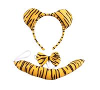 Riiichflowshop Cartoon Animal Costume Cosplay Headband/Tail/Bowtie Theme Party Clothing Masquerades Dress Up Kid Roleplay Clothes