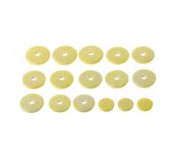 Riiichflowshop Pack of 16 Flute Pads, Flute Pads Set Replacement Accessories for Flutes Great Leather Pad