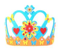 Riiichflowshop Queen Crowns Blingbling Headband Colorful Headwear Photo Props Halloween Party Headwear Cosplay Accessories