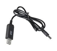 Riiichflowshop USB to DC5521 Step Up Voltages Converter Cable 5V to 12V Power Supply Adapter Cord Wire for Routers and LED Lights