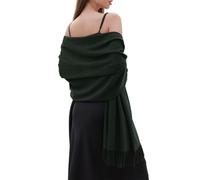 RIIQIICHY Green Pashmina Shawls and Wraps for Women Wedding Ladies Winter Scarf