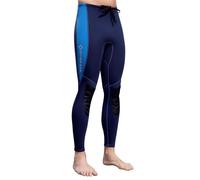 Riismen Adult Men 3mm Neoprene Swimsuits Pants Thermal Wetsuits Leggings Surfing Diving Tights Blue 3XL
