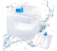 Riisoyu 10L Collapsible Water Container, Camping Water Containers with Tap Food Safe Water Storage Containers BPA Free for Outdoor Camping Hiking Emergency Survival