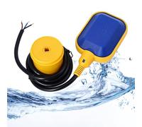 Riisoyu 250V 10A Cable Float Switch, 3 Metre Cable Water Level Controller Durable Rectangular Floating Switch for Water Tank Swimming Pools Process Water