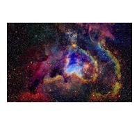 Riivvdise Outer Space Aquarium Background Fantasy Alien Planet Nebula and Galaxies Terrarium Background Stars Nebula Atmosphere Fish Tank Background Outer Space Reptile Habitat Background 24x12in