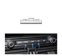 RijPex Car Front Display Screen Chrome Button Trim Switch Plating Strip Replacement Compatible With Macan 95B 2018-2021 95B919597 (Color : Middle 1PC)