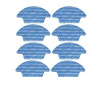 RijPex Hepa Filter Side Brush Mop Rags Magic Tape Primary Filter Compatible With Chuwi V55 Pro Robot Vacuum Cleaner Replacement Accessories (Color : 8 Mop Cloth)