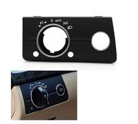 RijPex LHD Car Interior Front Dashboard Headlight Switch Cover Head Lamp Panel Trim Replacement Compatible With Mercedes W211 E Class 320 350 (Color : W211 Model B Black)