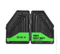 Rikä 30Pc Metric And Imperial Hex Key Set - Mixed Sizes For Trade, Workshop And Diy Use