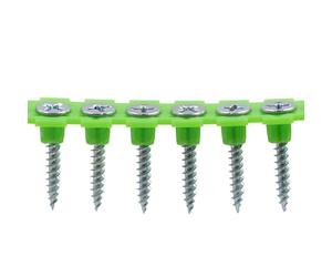 Rikä DWSR029 3.5 x 25mm Bugle BZP PH2 Collated Fine Drywall Screw 1000pk