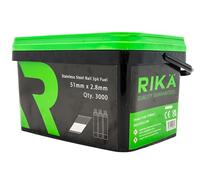 Rikä FFNR007 1st Fix Collated Nails Stainless Steel Ring 51 x 2.8mm 3000pk (3pk Fuel)