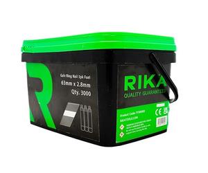 Rikä FFNR009 1st Fix Collated Nails Galv Ring 63 x 2.8mm 3000pk (No Fuel)