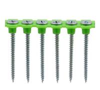 Rikä Rika 3.5 X 45mm Drywall Screw Collated Fine Bugle Head Bzp Ph2 1000Pk Sharp Tip