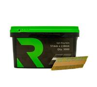 Rikä Rika 51 X 2.8mm Collated Nails Galvanised Ring 34 Deg. 3000Pk (No Fuel) 1St Fix