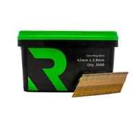 Rikä Rika 63 X 2.8mm Collated Nails Galvanised Ring 34 Deg. 3000Pk (No Fuel) 1St Fix