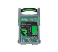 Rikä Rika Hex Bolt, Nut & Washer Assorted Set 500 Pcs, Zinc Finish For Anti Corrosion