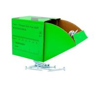 Rikä Rika Woodscrew 7 X 1In Twin-Thread Csk Bzp 200Pk Sharp Point Pozi Wood Screw