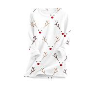 RIKAY Ladies Winter Jumpers - Sizes 12,14,18 - Fleece Christmas Jumpers for Women