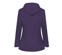 RIKAY Women Solid Rain Jacket Candy Color Outdoor Plus Size Hooded Windproof Loose Coat Water Proof Raglan Cuff Hooded Raincoat Overcoat Winter Warm Cute Jacket School Camping Hiking Outerwear