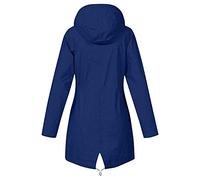 RIKAY Women Solid Rain Jacket Candy Color Outdoor Plus Size Hooded Windproof Loose Coat Water Proof Raglan Cuff Hooded Raincoat Overcoat Winter Warm Cute Jacket School Camping Hiking Outerwear