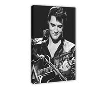 RIKCAT Elvis Presley 68 Comeback Special Canvas Poster Wall Art Decor Print Picture Paintings for Living Room Bedroom Decoration Frame-style 08x12inch(20x30cm)