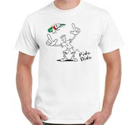 RikcaT FIDO Dido Tshirt Mens 7Up 7 UP Fizzy Drink Cocacola Retro Unisex Top Colour13 L Black
