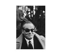 RIKCAT Jack Nicholson Poster Canvas Poster Wall Art Decor Print Picture Paintings for Living Room Bedroom Decoration Unframe-style 12x18inch(30x45cm)