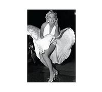 RIKCAT Marilyn Monroe Canvas Poster Wall Art Decor Print Picture Paintings for Living Room Bedroom Decoration Unframe-style 16x24inch(40x60cm)