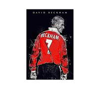 RIKCAT Soccer Player Poster David Beckham Poster Canvas Poster Bedroom Decor Sports Landscape Office Room Decor Gift Unframe-style 16x24inch(40x60cm)