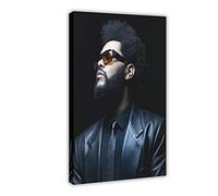 RIKCAT The Weeknd Canvas Poster Bedroom Decor Sports Landscape Office Room Decor Gift Frame-style 20x30inch(50x75cm)