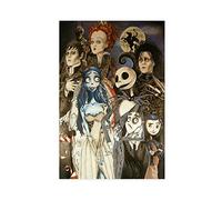 RIKCAT Tim Burton Edward Scissorhands Canvas Poster Wall Art Decor Print Picture Paintings for Living Room Bedroom Decoration Unframe-style 20x30inch(50x75cm)