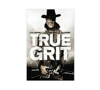 RIKCAT True Grit (1969) Movie Poster Canvas Poster Wall Art Decor Print Picture Paintings for Living Room Bedroom Decoration Unframe-style 12x18inch(30x45cm)