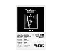 RIKCAT Weeknd Poster Trilogy Album Cover Canvas Poster Wall Art Decor Print Picture Paintings for Living Room Bedroom Decoration Unframe-style 08x12inch(20x30cm)