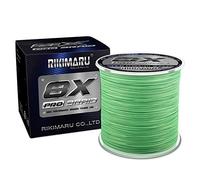 RIKIMARU Braid Pro 8X (Fluo-Green, 65LB(0.40mm)-300Yds)