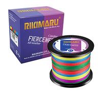 RIKIMARU FIERCENESS Braid Fishingline (Multicolor-1094Yds, 120LB(0.55mm)-8 Strands)