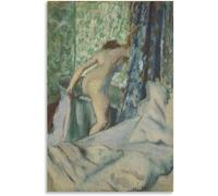 Rikin Liuff Edgar Degas The Morning Bath Poster and Prints Vintage Canvas Wall Art Edgar Degas Painting Abstract Picture for Home Decor 50x75cm Frameless