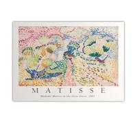 Rikin Liuff Famous Henri Matisse Wall Art《Olive Grove》Poster Henri Matisse Prints Abstract Canvas Painting Exhibition Picture for Home Decor 16x20in Frameless