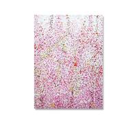 Rikin Liuff Light Pink Dots by Damien Hirst Prints and Poster Damien Hirst Canvas Painting Abstract Wall Art Picture for Bathroom Decor 40x65cmx1 Frameless