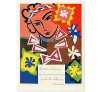 Rikin Liuff Madame de Pompadour Poster by Henri Matisse Canvas Wall Art Aesthetic Prints Henri Matisse Painting Vintage Picture for Home Decor 40x65cm Frameless