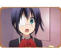 Rikka Takanashi, Love Chunibyo & Other Delusions Anime Poster Home Wall Art Decoration Retro Metal Tin Sign 8x12 inch