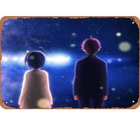 Rikka Takanashi, Love Chunibyo & Other Delusions, Yūta Togashi Anime Poster Home Wall Art Decoration Retro Metal Tin Sign 8x12 inch