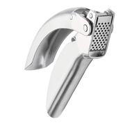 Rikon Epicurean Garlic Press, Stainless Steel, 6.5 X 1 X 1.5 Inches, Silver