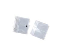 Rikyo 2x3'' Photo Sleeves,200 Pockets Album,Photo Flip Book,Card Sleeve Mini Album,Waterproof Pocket Holder, for Name Card,Wallet Size with Refillable (3.5x2.5''Clean)