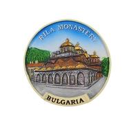 Rila Monastery Sofia Bulgaria Refrigerator Magnet 3D Travel Souvenir Fridge Decoration Magnetic Sticker Craft Collection