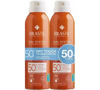 Rilastil Sun System Spf50+ Dry Touch Transparent Spray Pack 2 X 200 ml